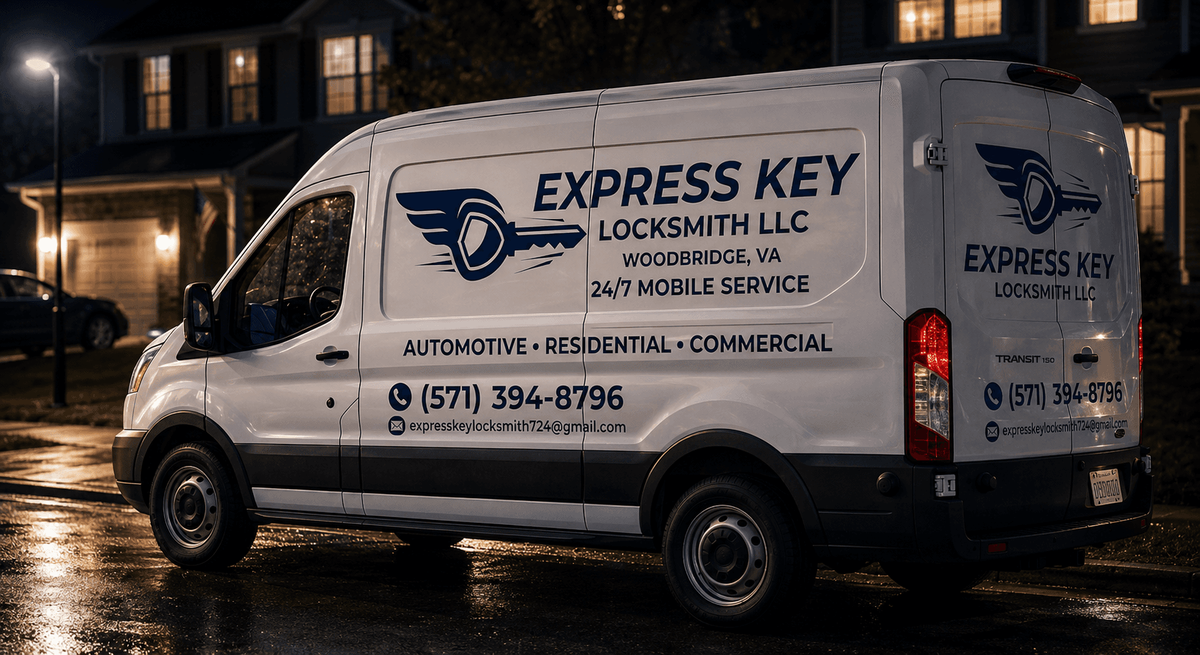Express Key Locksmith service truck